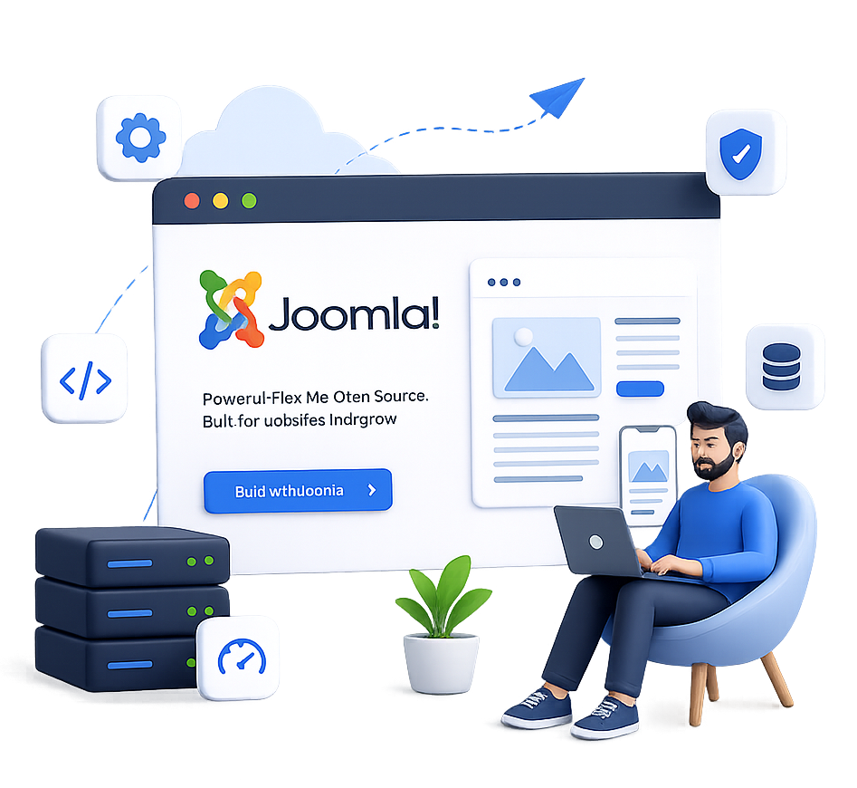 Joomla development services, custom extensions, website migration and technical support by JoomRocks